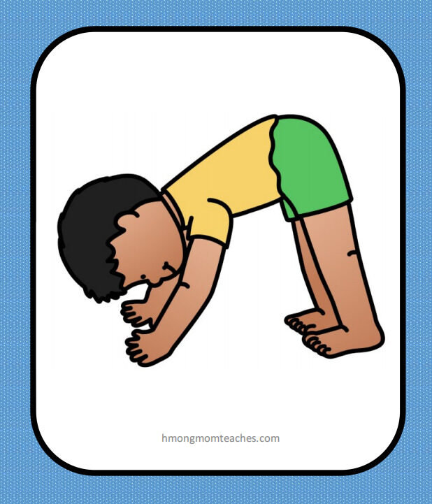 Hmong Yoga Flashcards